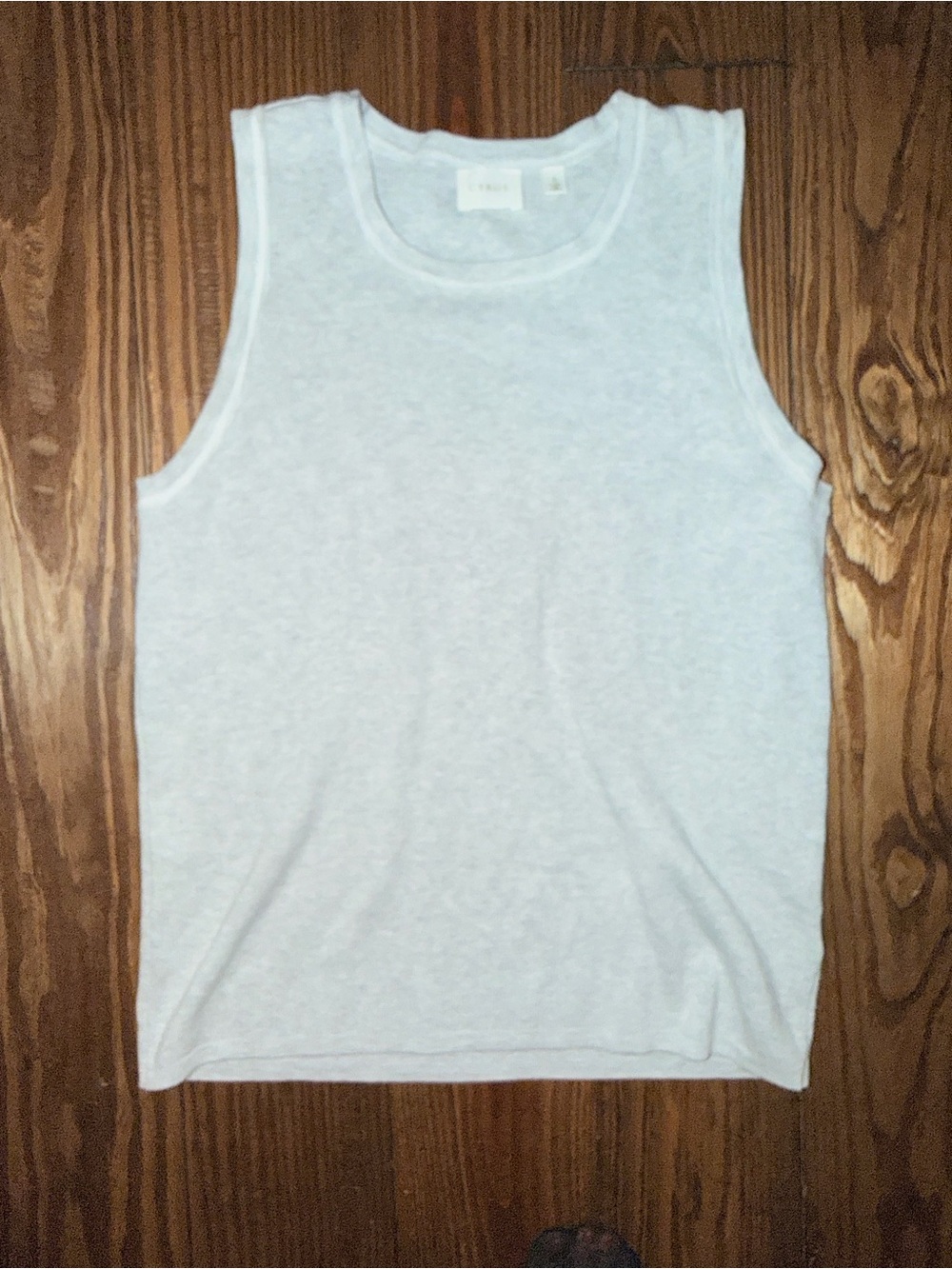Cyrus White WomensTank Top - Lightweight Sleeveless Tee